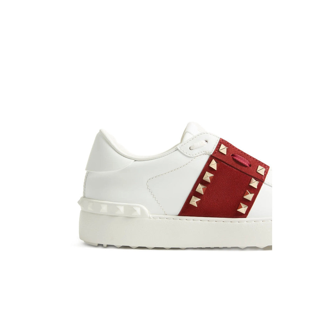 White Studded Sneakers 3