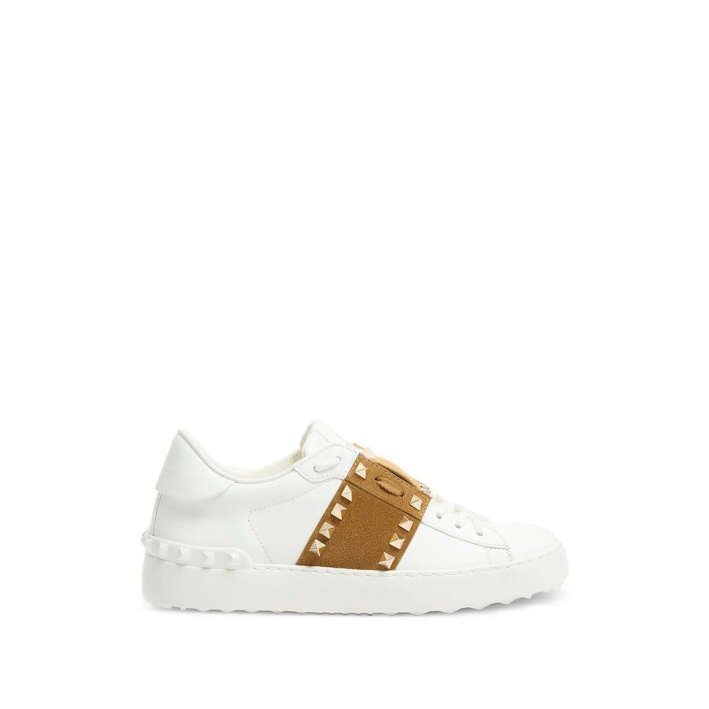 White Studded Sneakers 1