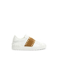 White Studded Sneakers 1