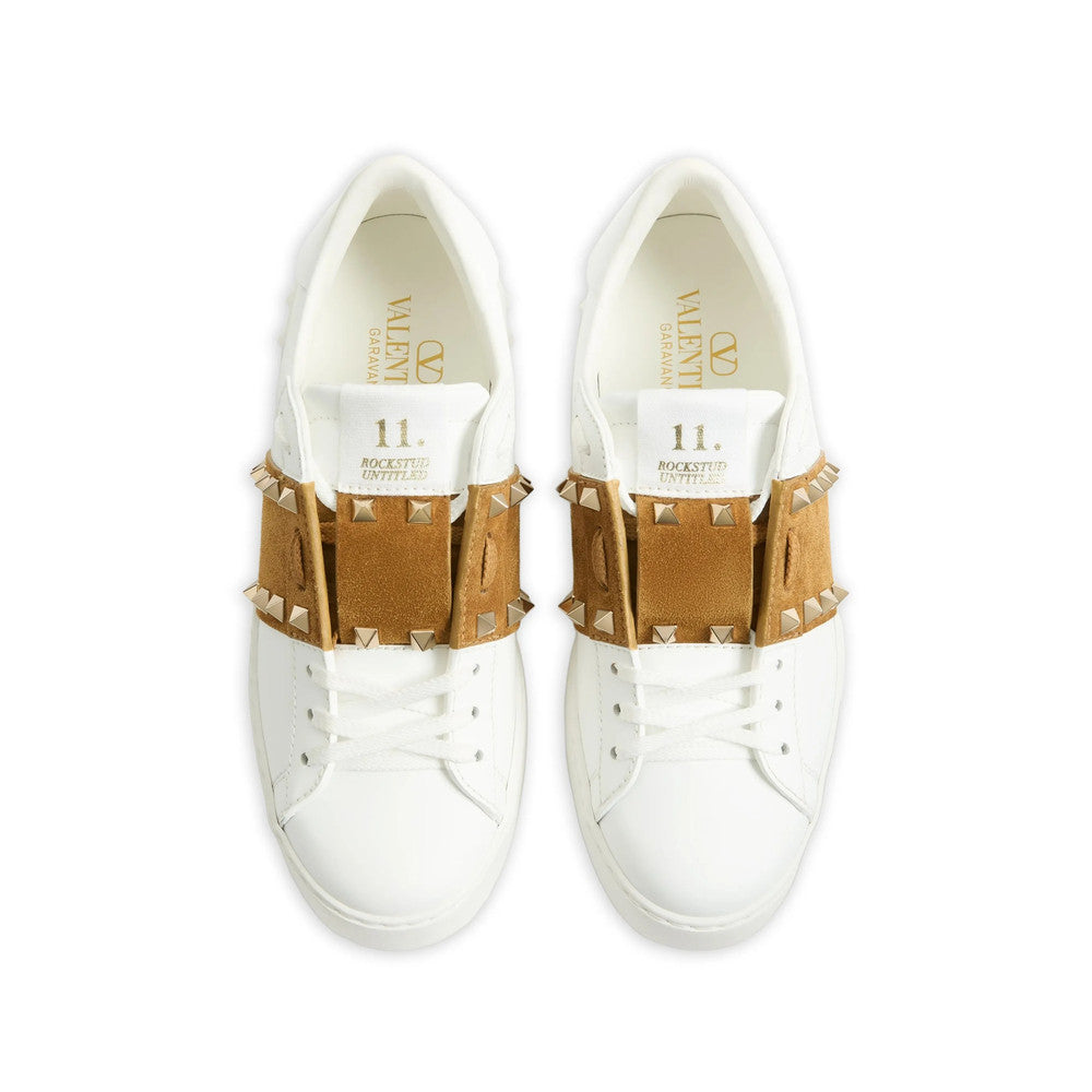 White Studded Sneakers 3