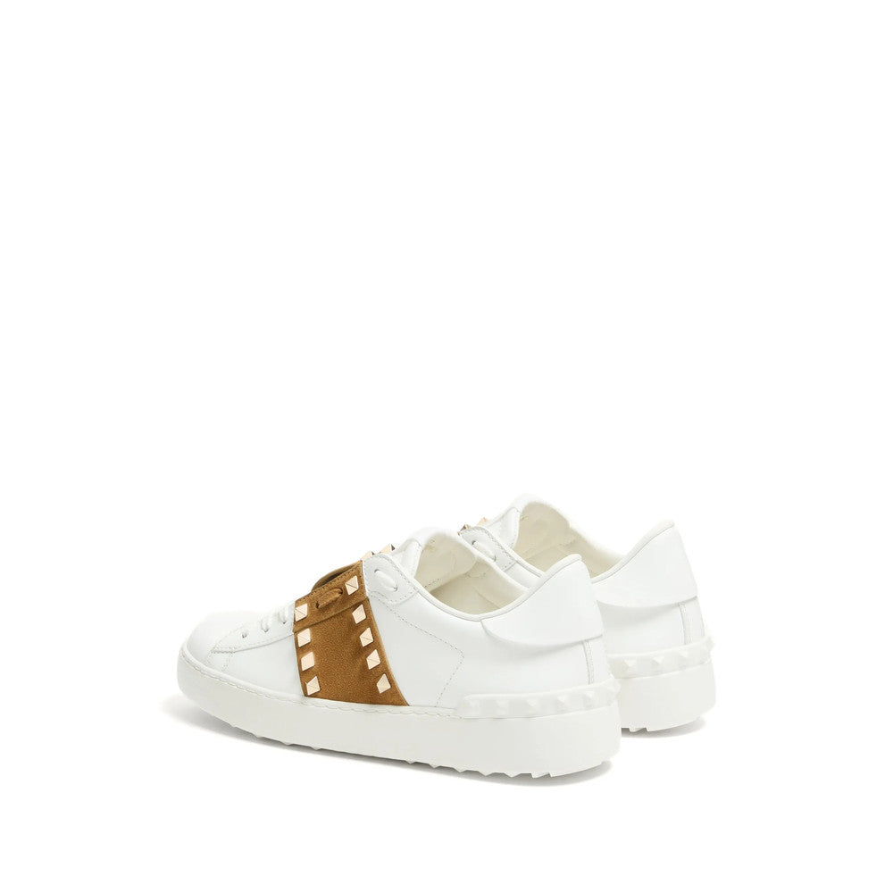 White Studded Sneakers 4