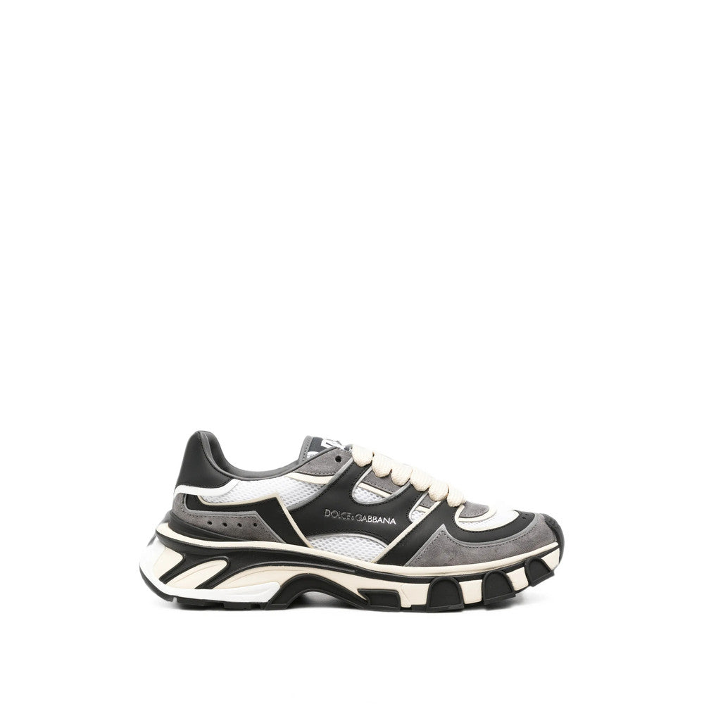 Black Color Block Sneakers 1