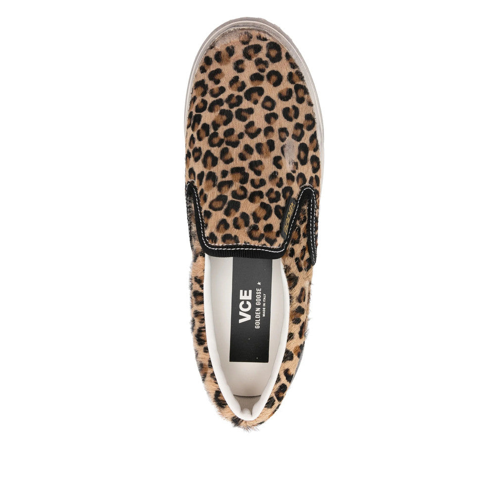 Leopard Print Slip On Sneakers 3