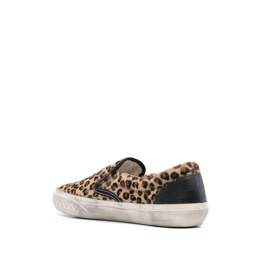 Leopard Print Slip On Sneakers 4