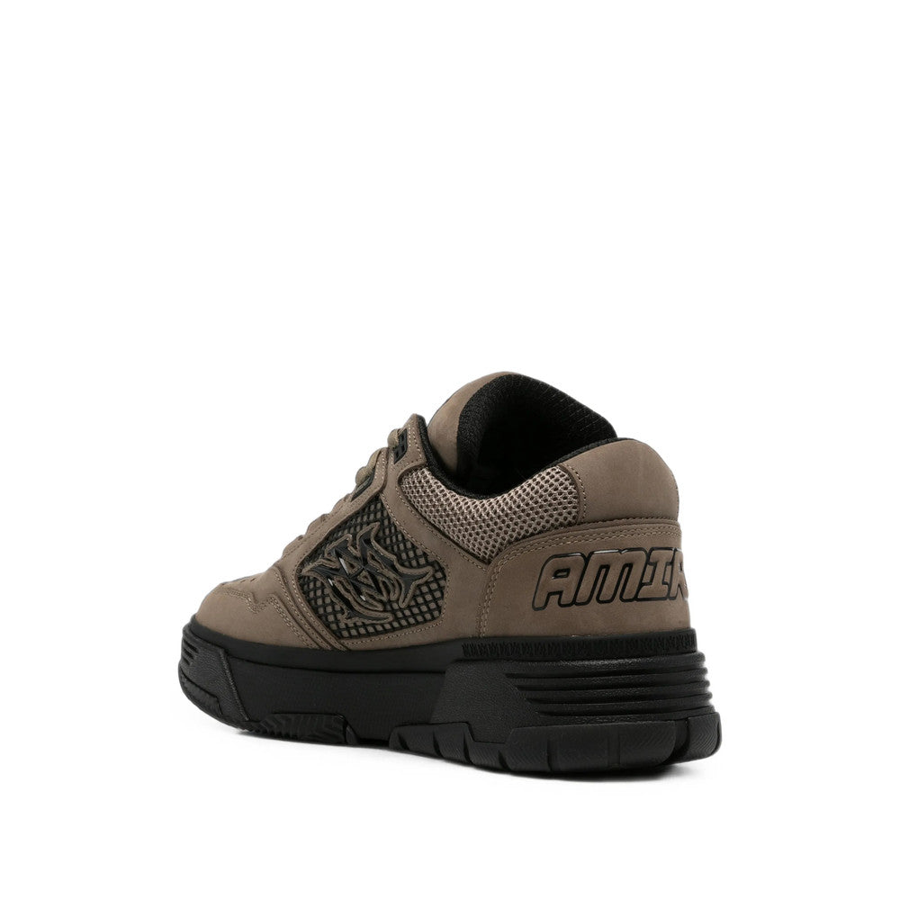 Brown Perforated Sneakers 3