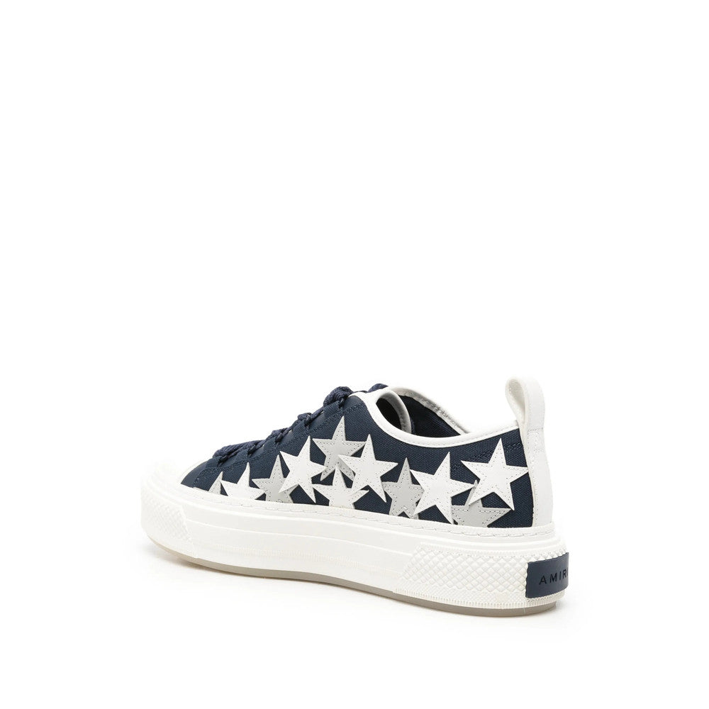 Blue Graphic Star Sneakers 4