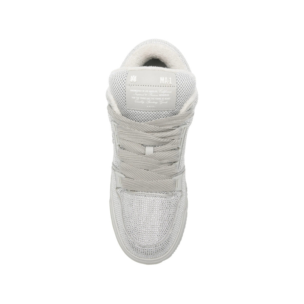 Silver Embellished Sneakers 4