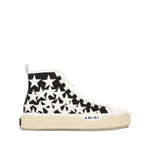 Black Graphic Court Sneakers 1