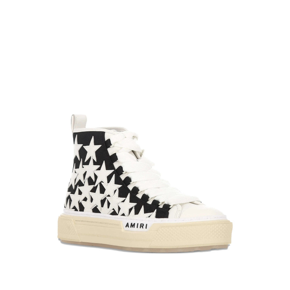 Black Graphic Court Sneakers 2