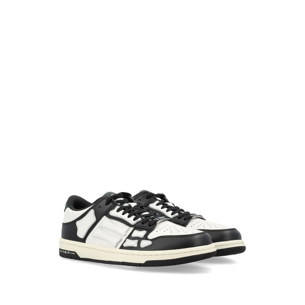 BlackWhite Color Block Sneakers 2