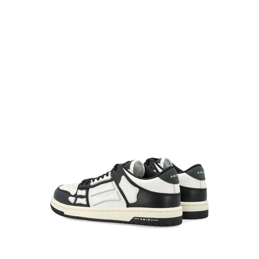 BlackWhite Color Block Sneakers 3