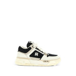 BlackWhite Logo Panelled Sneakers 1