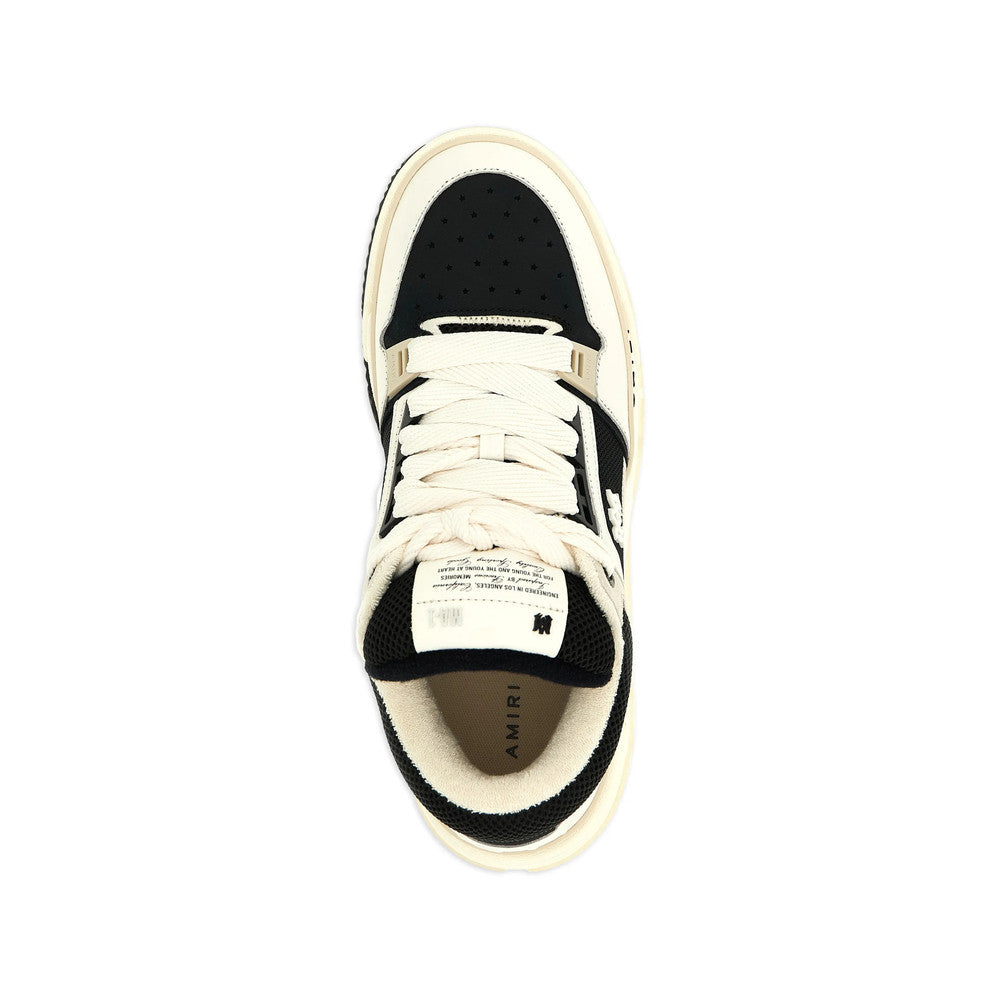 BlackWhite Logo Panelled Sneakers 3
