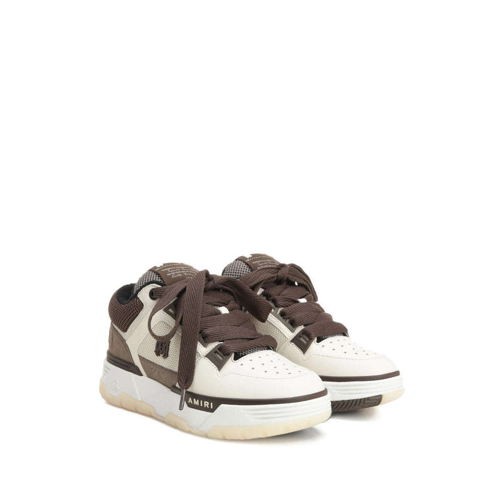 Brown Logo Low-Top Sneakers 2