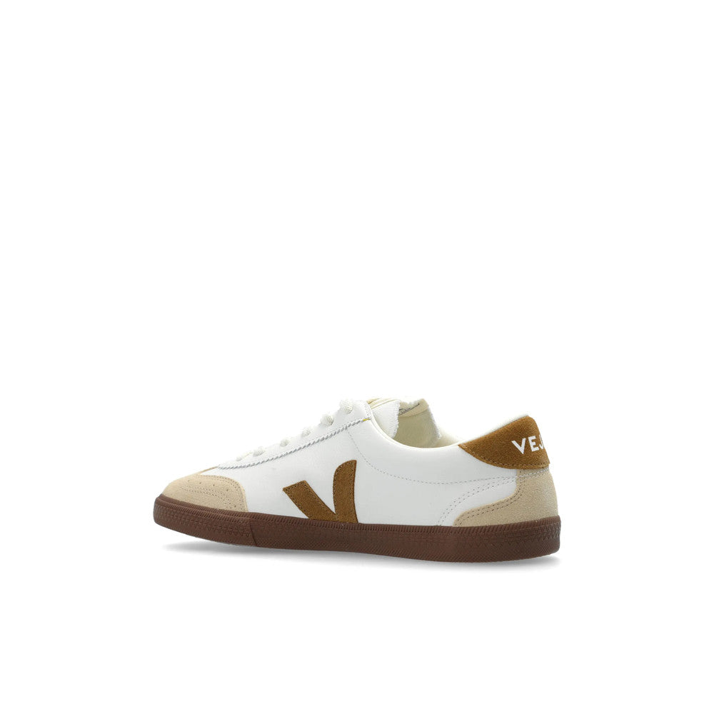 White Color Block Cloud Sneakers 4