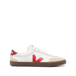 White Color Block Volley Sneakers 1
