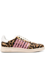 Leopard Print Lace Up Sneakers 1