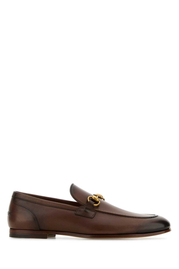 Brown Leather Loafers 1