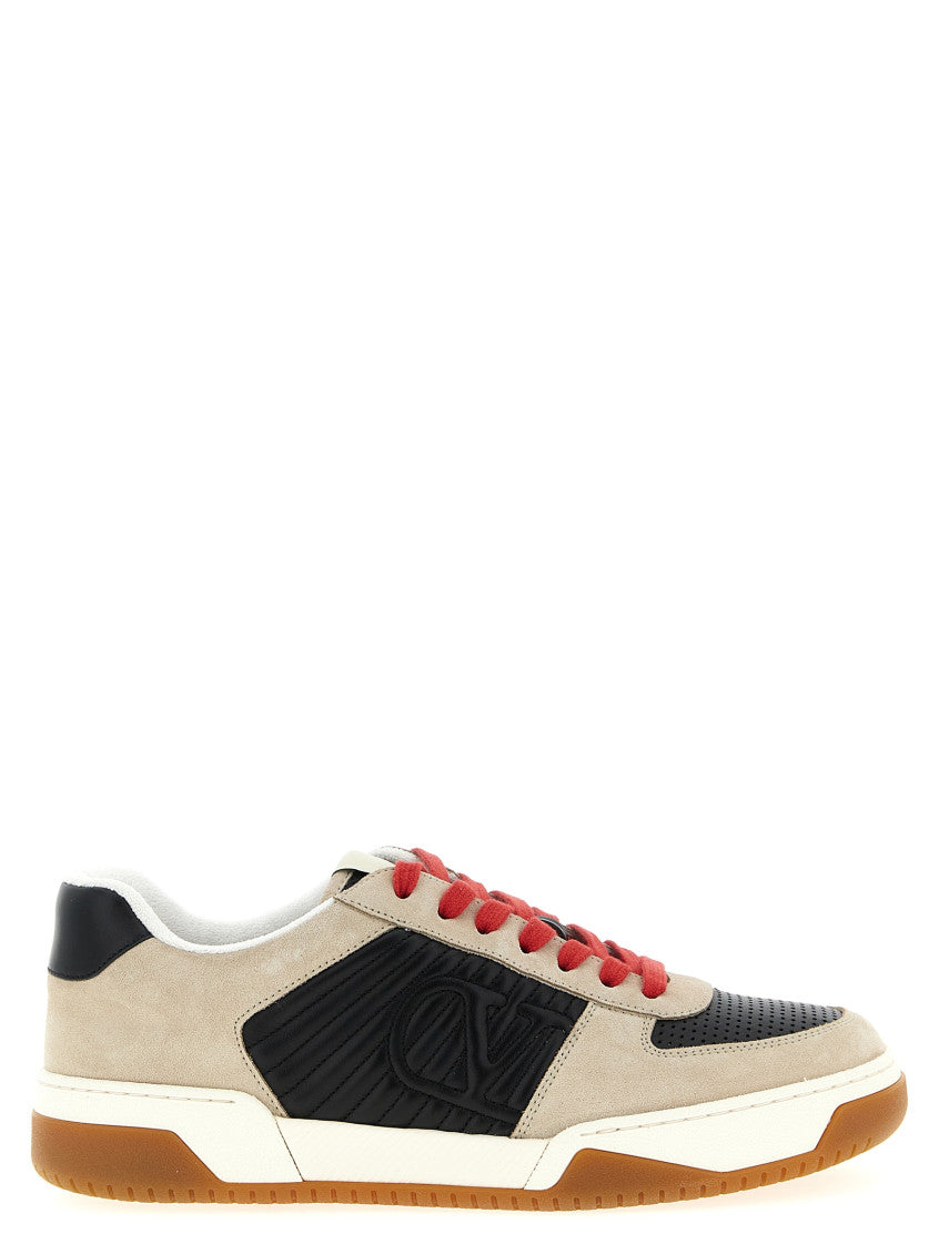 Multicolor Lace Up Sneakers 1