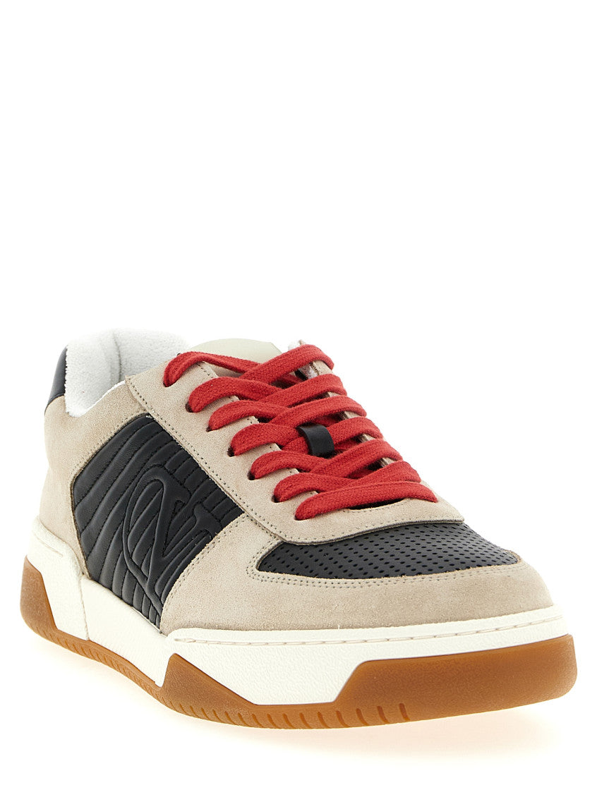 Multicolor Lace Up Sneakers 2