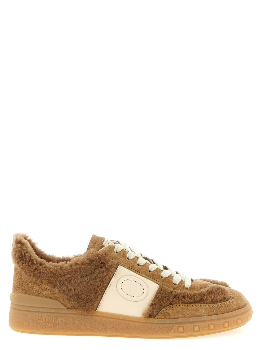 Brown Lace Up Sneakers 1