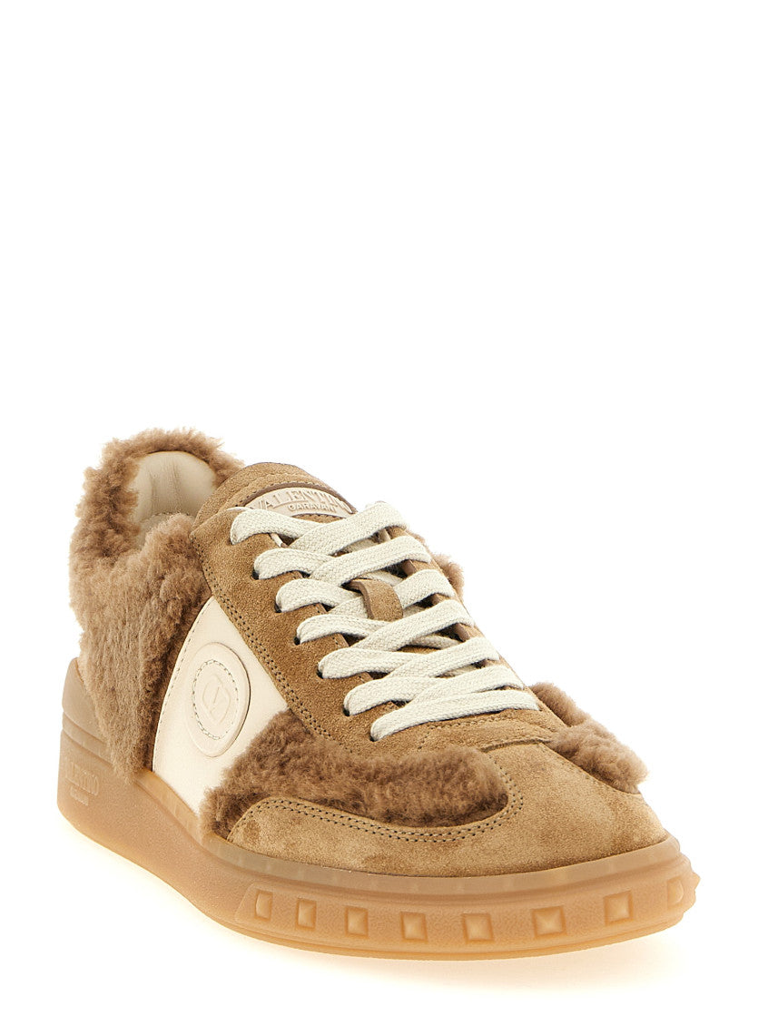 Brown Lace Up Sneakers 2