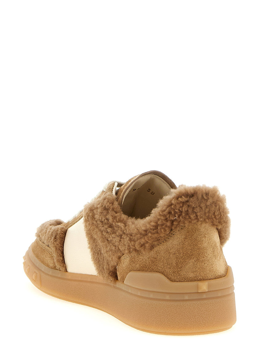 Brown Lace Up Sneakers 3