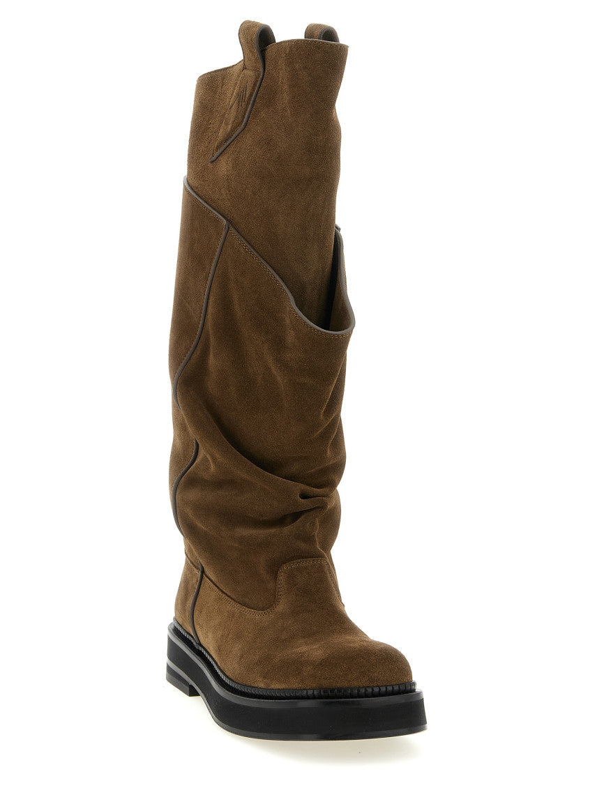 Brown Suede Boots 2