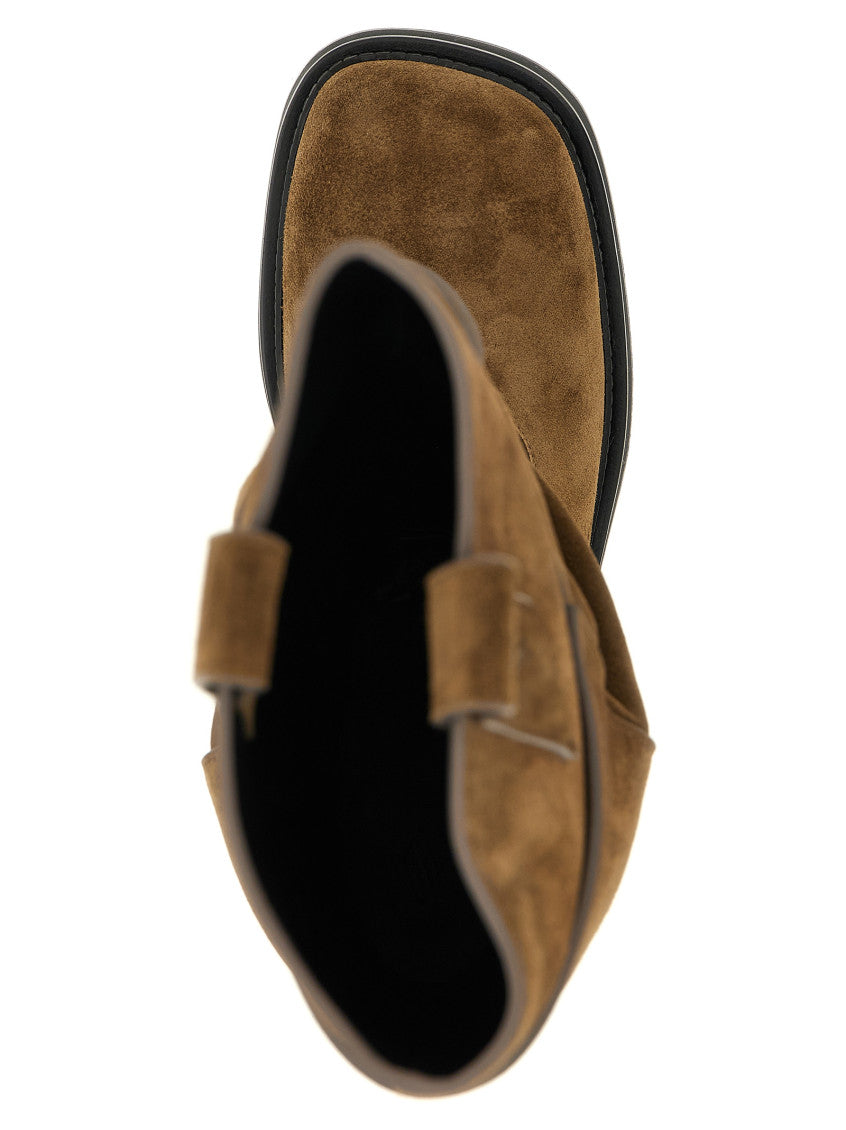 Brown Suede Boots 4