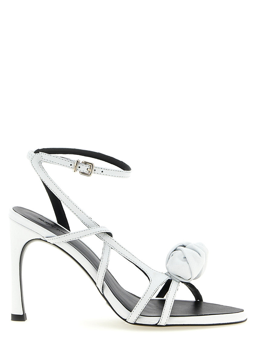 White Leather Heels 1