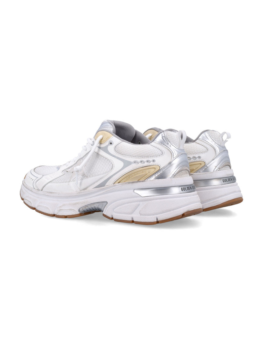 White Lace Up Sneakers 4