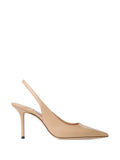 Beige Slingback Pumps 1