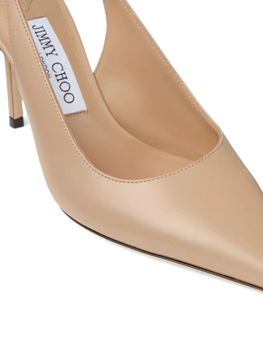 Beige Slingback Pumps 5