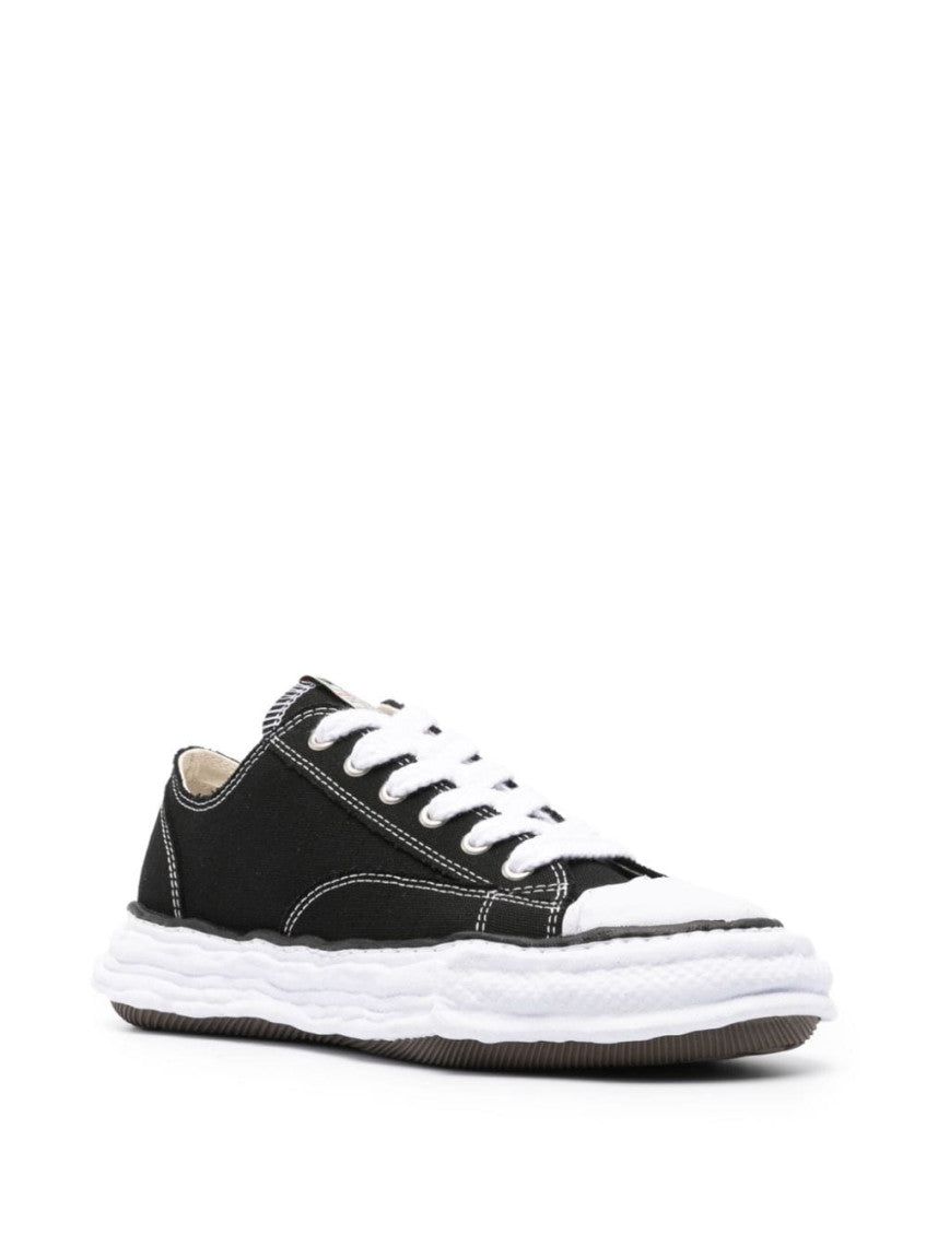 Black Lace Up Sneakers 2
