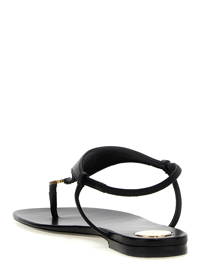 Black Leather Sandals 3