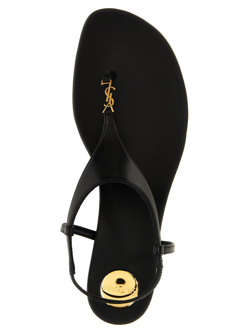 Black Leather Sandals 4