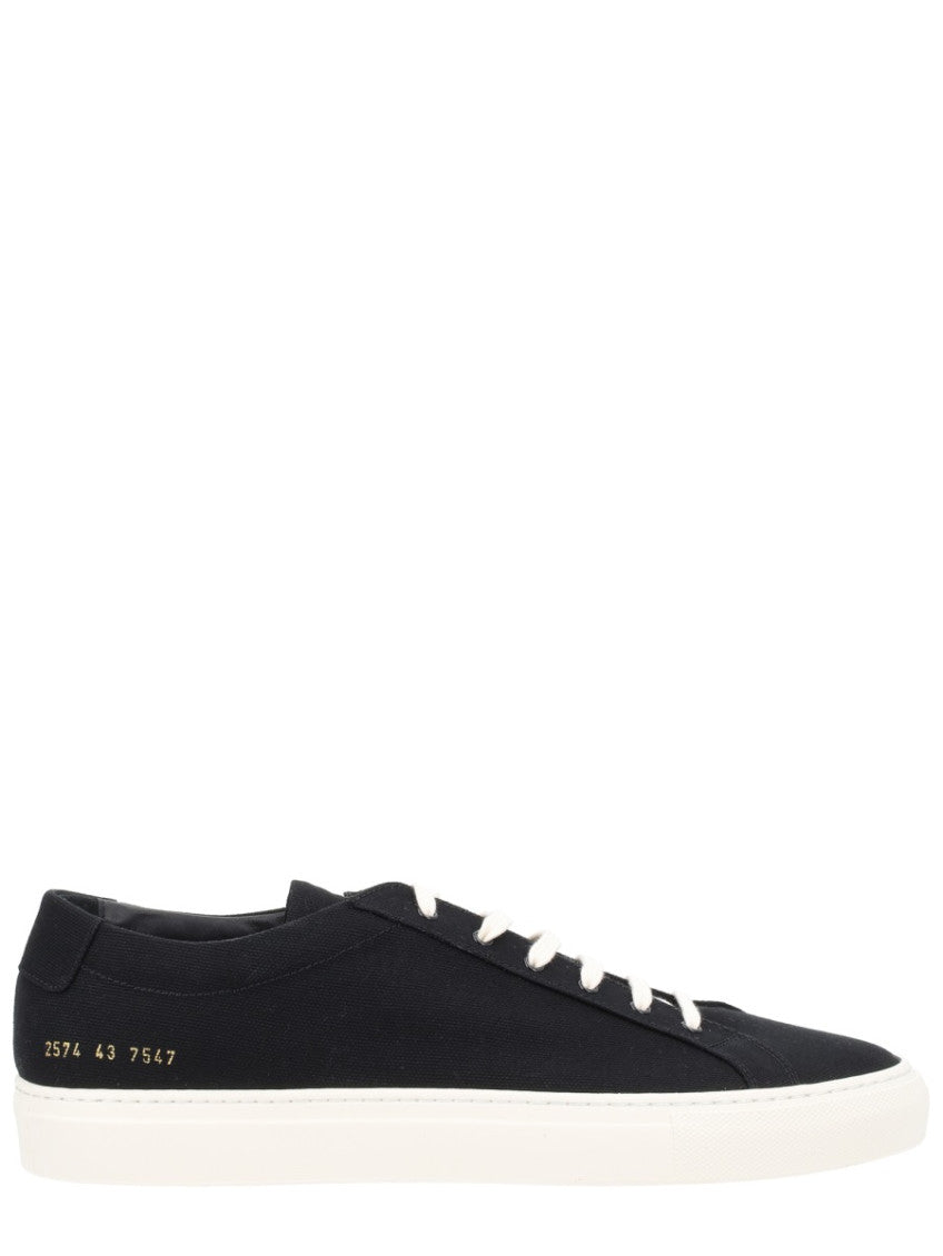 Black Solid Achilles Sneakers 1
