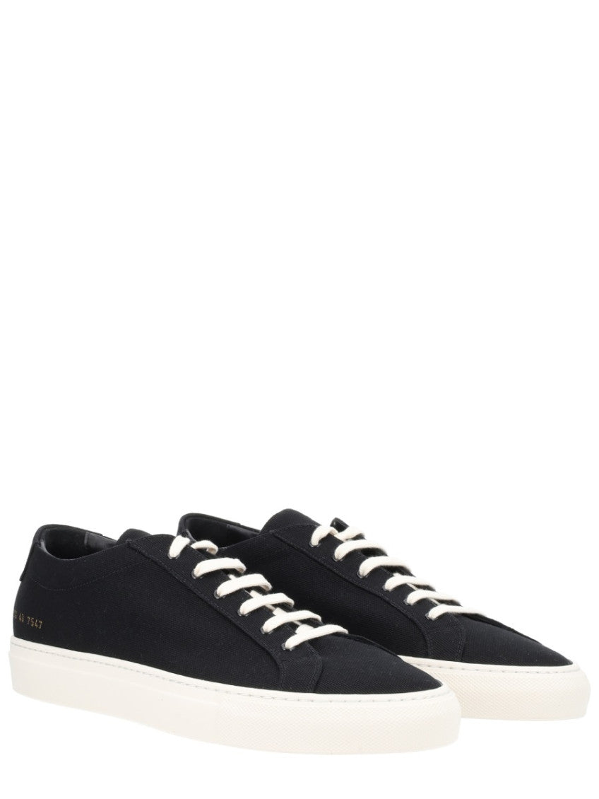 Black Solid Achilles Sneakers 2