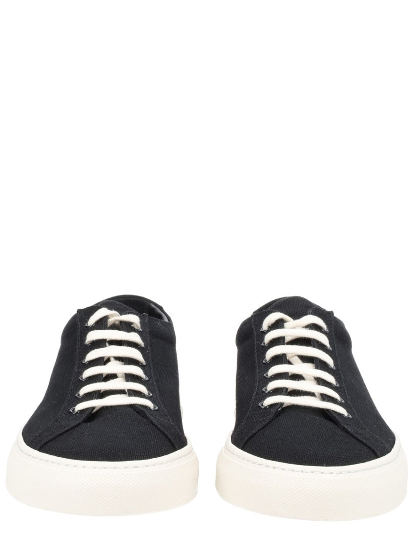 Black Solid Achilles Sneakers 3