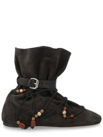 Black Solid Letiz Boots 1