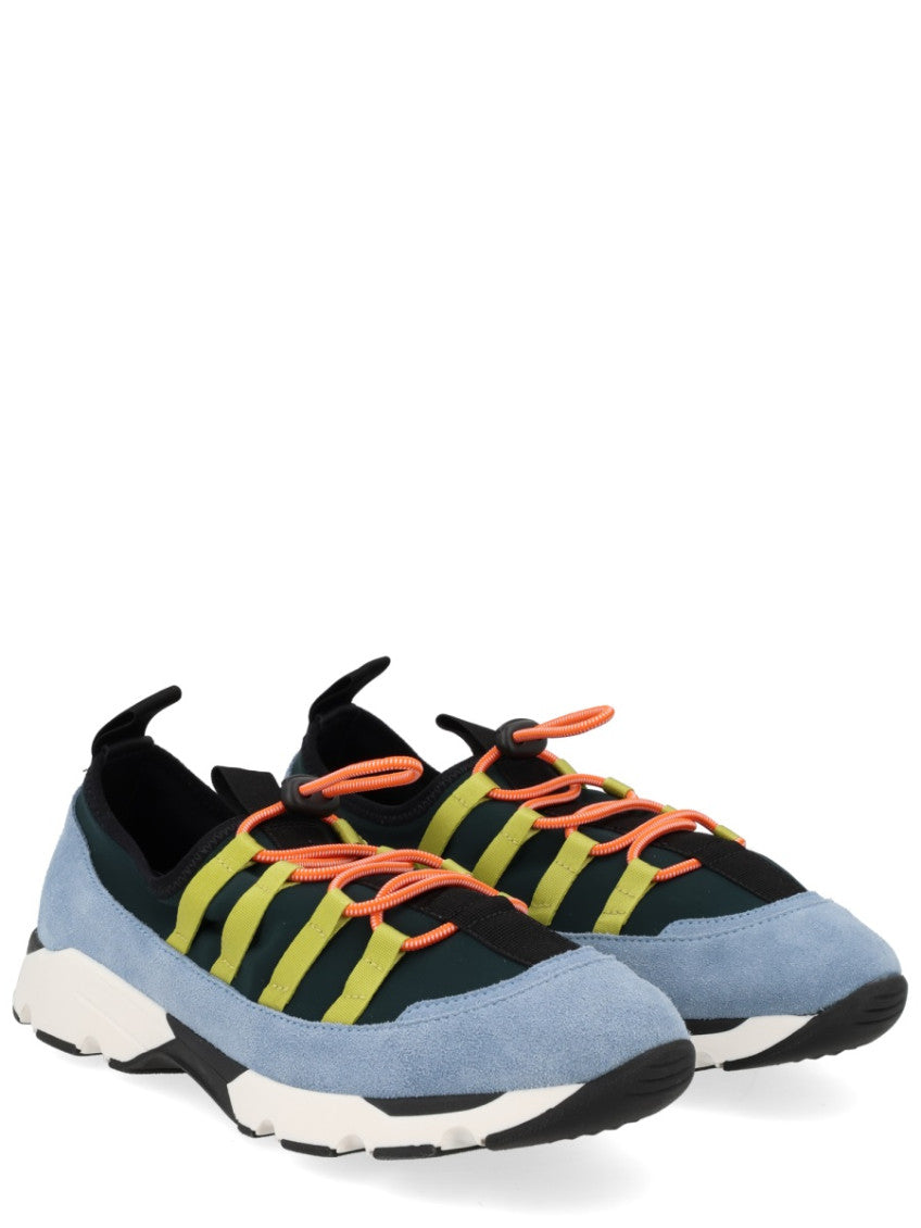 Multicolor Color-Block Running Sneakers 2