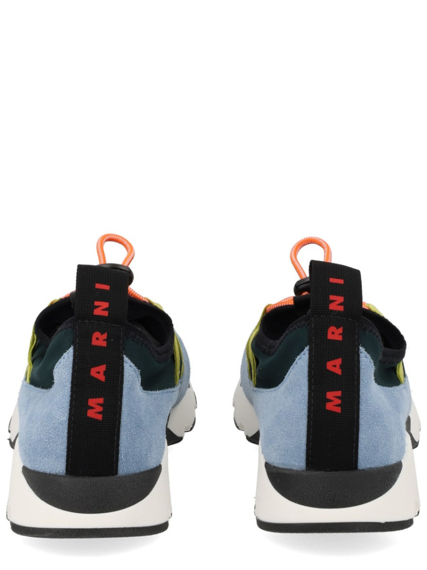 Multicolor Color-Block Running Sneakers 4