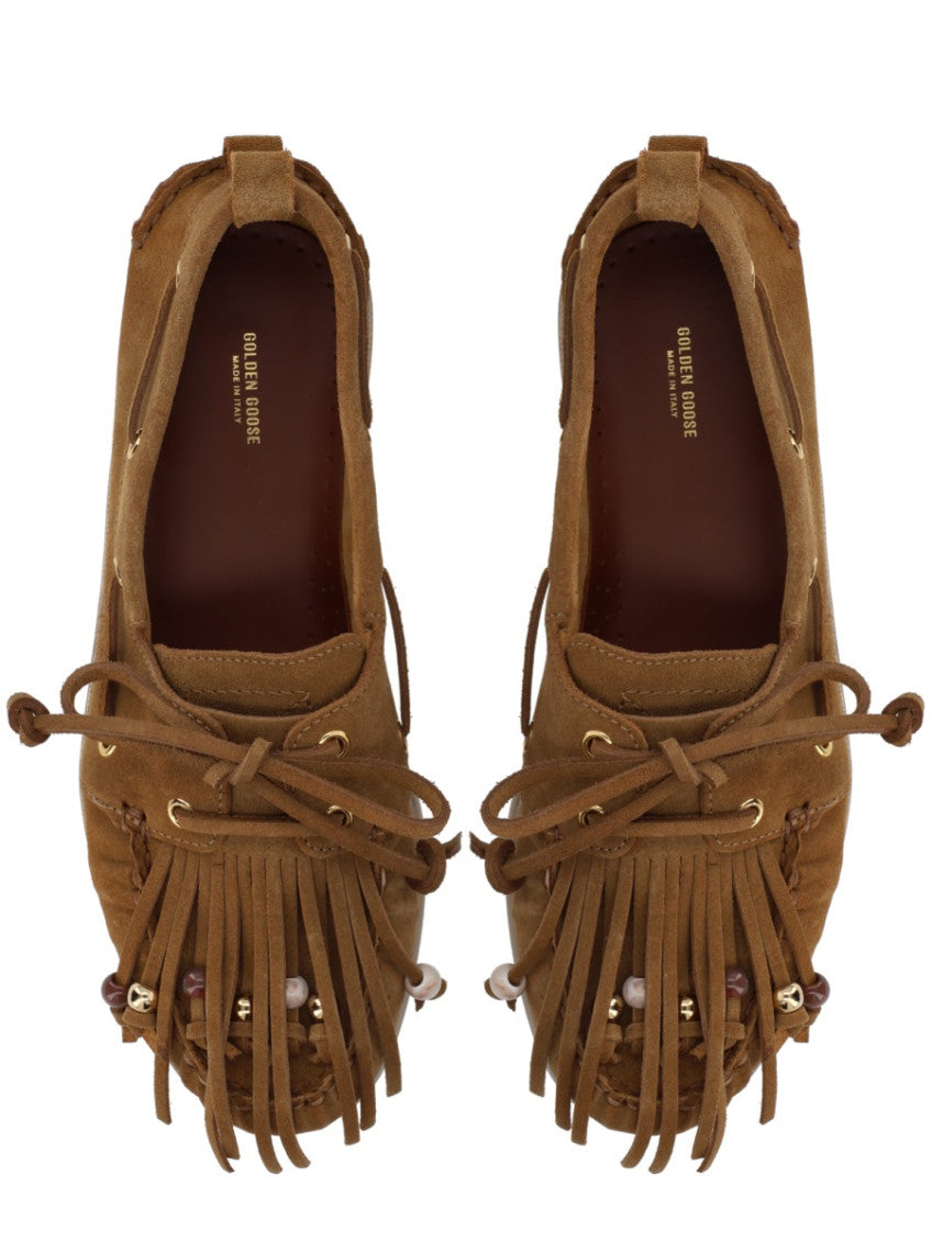 Brown Braided Loafers 5