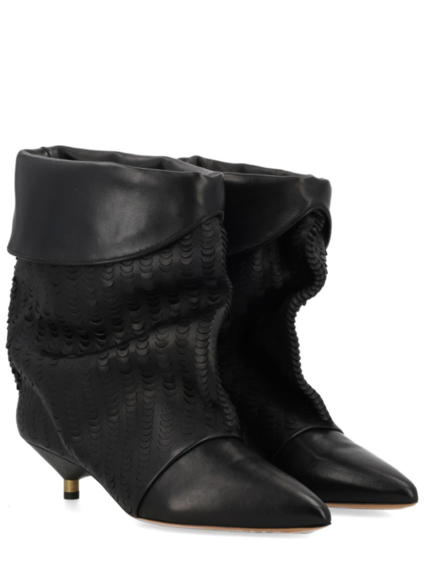 Black Textured Edrik Boots 2