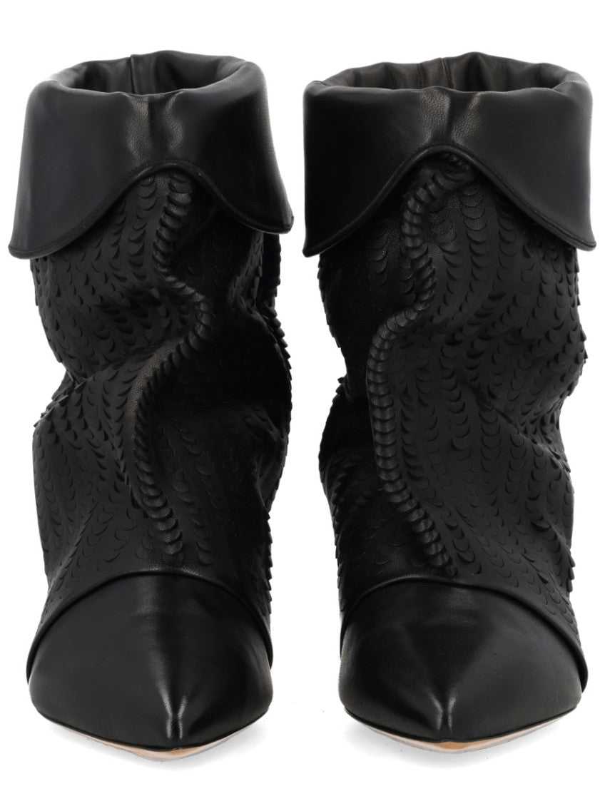 Black Textured Edrik Boots 3