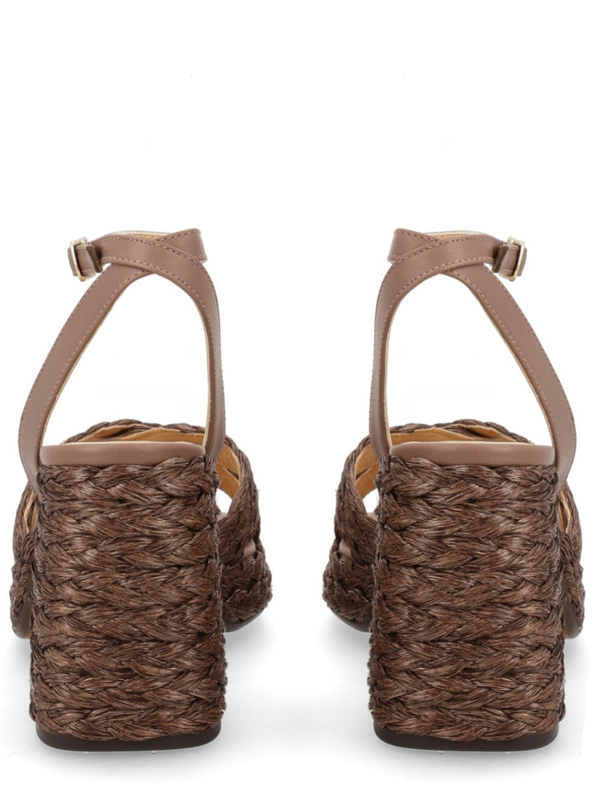 Brown Ankle-strap Heels 4