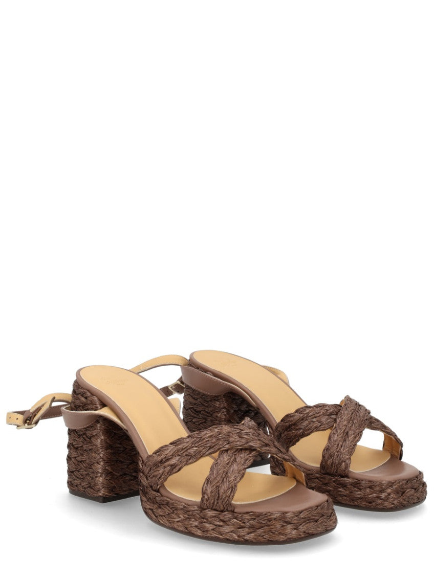 Brown Ankle-strap Heels 5
