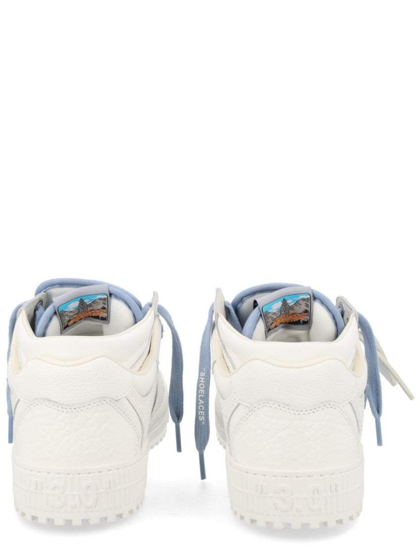 White Floating Arrow Sneakers 4