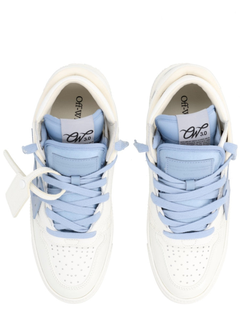 White Floating Arrow Sneakers 5