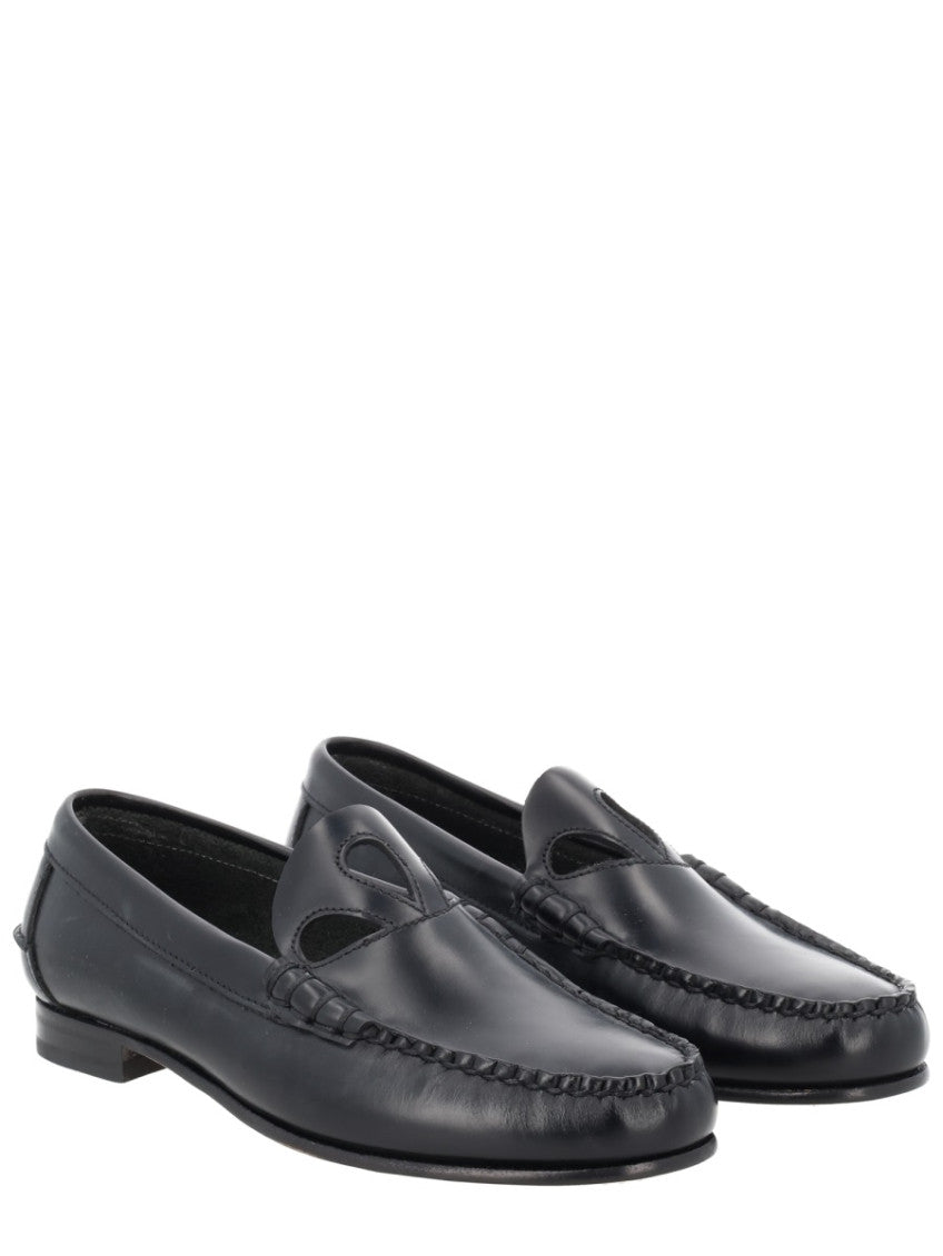 Black Leather Loafers 2